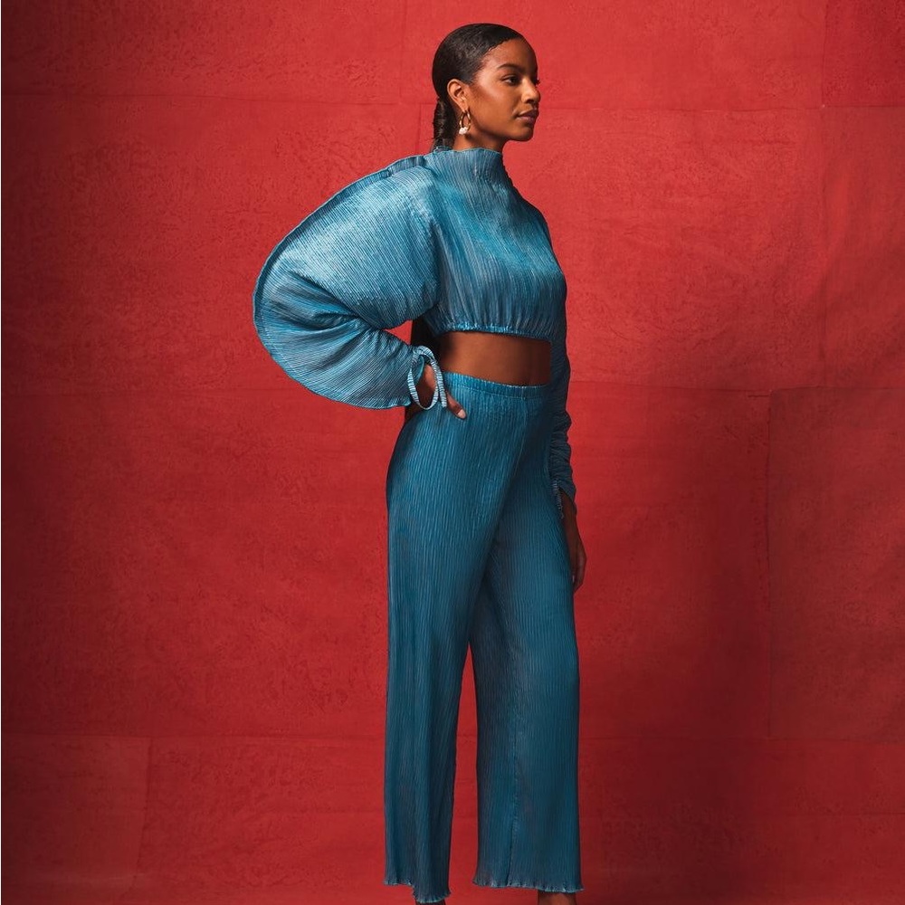 Cult Gaia Mala Top turquoise